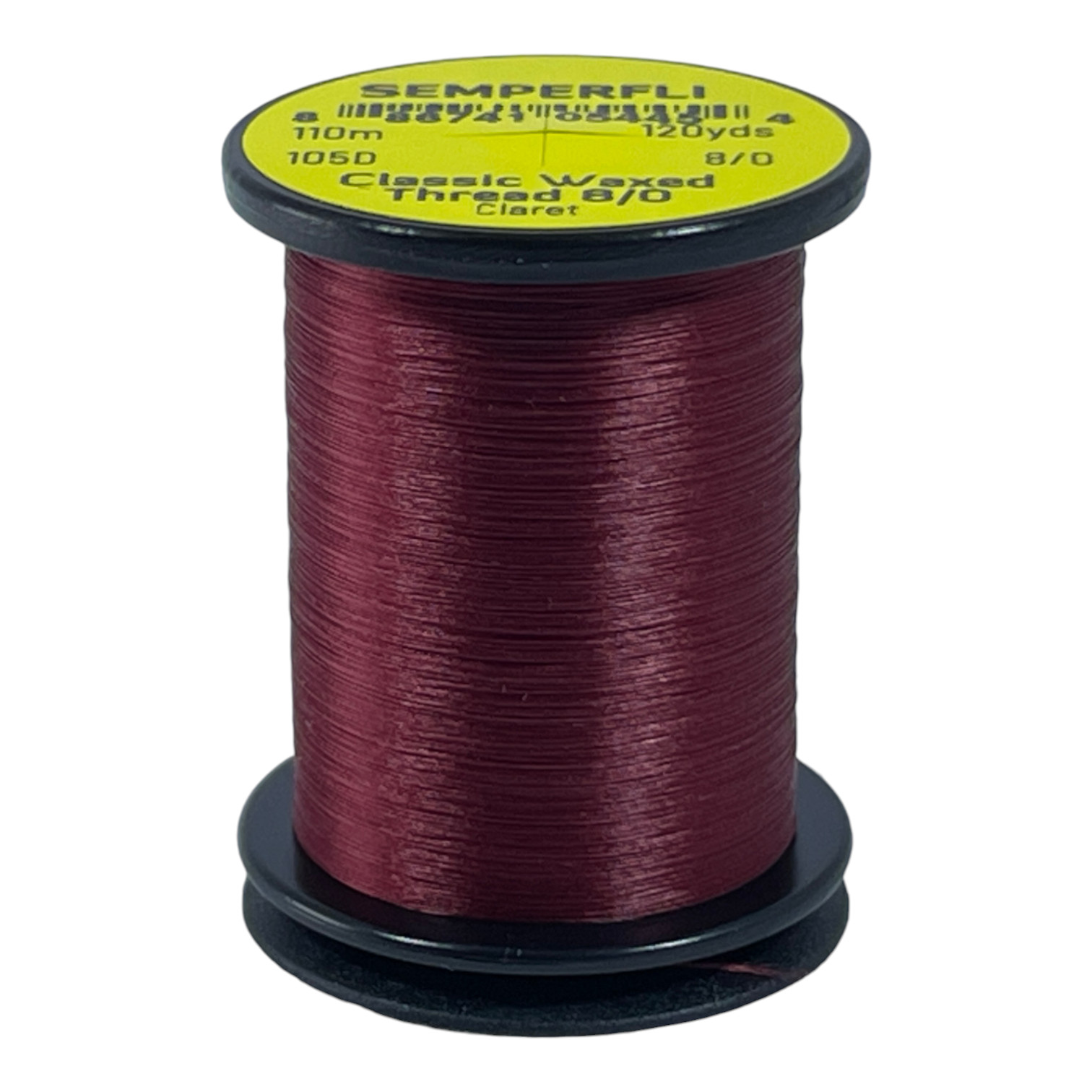 Semperfli Classic Waxed Thread 8/0 110m (120 Yards) Claret